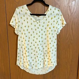 Cactus print LOFT tshirt